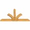 Ekena Millwork Richland Rough Sawn Timber Gable Bracket, Western Red Cedar, 84"W x 49"H x 4"D x 6"F, 14/12 Pitch GBW084X49X0406RIC00RWR - alternate 4